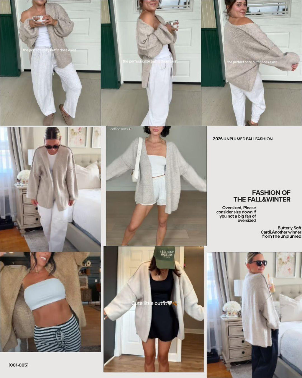 Women's Oversized Cardigan Sweater Fall Long Lantern Sleeve Knit Open Front Lightweight Sweater Knitwear Tops(Free shiping)