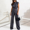 💕Big price reduction！💕 Women’s Elegant Solid Color Two-Piece Set