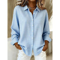 ✨🛍️Fresh Drop - Relaxed Fit Plaid Button-Up – Modern Collared Style for Casual Outings & Coffee Runs