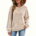 Women's Golden Velvet Sweatshirt