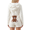 👖 LIMITED-TIME 50% OFF! ✨Women’s Plush Hooded Long Sleeve Romper