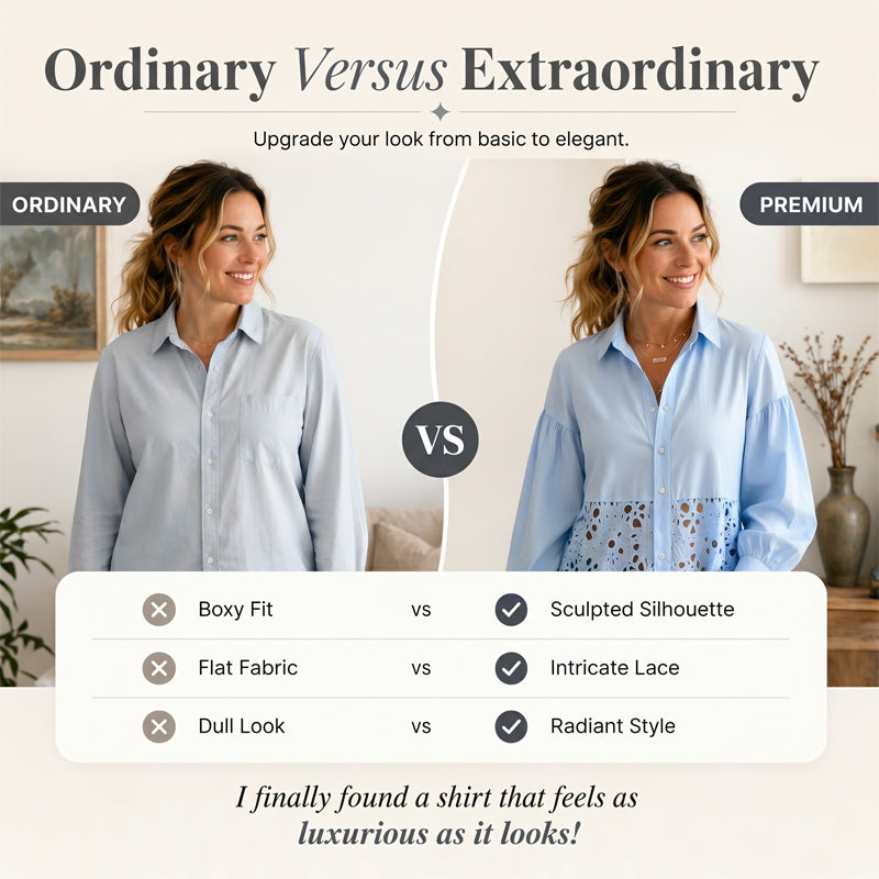 Women's Elegant Hollow-Out Shirt